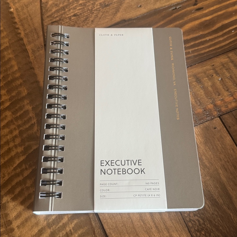 Gray Executive Notebook